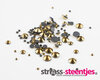 Gold SS 6 Premium DMC kwaliteit Hotfix steentjes (per 720 stuks) met logo