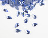 Druppel Vlak 8 mm Light Sapphire Hotfix Rhinestones Figuren Superior Glamour (010) 