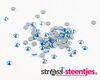 Blue Zircon AB SS 12 Superior Glamour kwaliteit Hotfix steentjes 