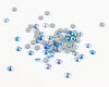 Blue Zircon AB SS 12 Superior Glamour kwaliteit Hotfix steentjes zonder logo