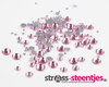 Light Rose SS12 Superior Glamour kwaliteit Hotfix steentjes 