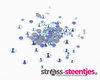 Light Sapphire AB SS12 Superior Glamour kwaliteit Hotfix steentjes 