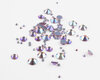 Light Amethyst AB SS12 Superior Glamour kwaliteit Hotfix steentjes zonder logo