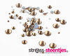 Smoked Topaz SS12 Superior Glamour kwaliteit Hotfix steentjes 