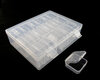 Opbergdoosje met 30 aparte bakjes 17x22.5x6 cm 1 bakje ernaast