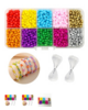 Rocailles kralen set 10 vakjes - verschillende kleuren 4 mm