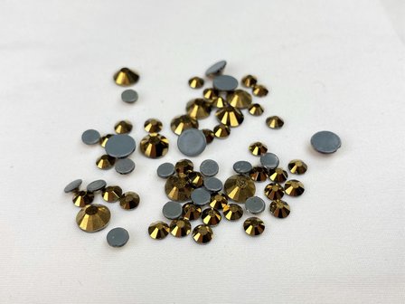 Hotfix steentjes Excellent kwaliteit SS 16 Kleur Gold