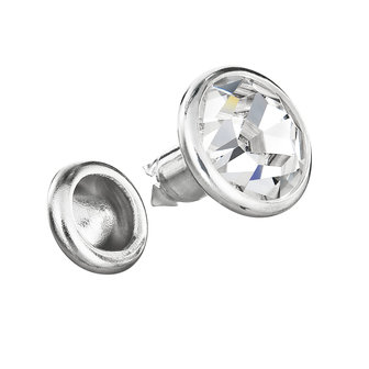 Preciosa Rivets silver - Emerald 50730 (SS34)