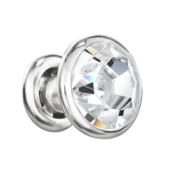 Preciosa Rivets silver - Crystal AB 00030 (SS18)