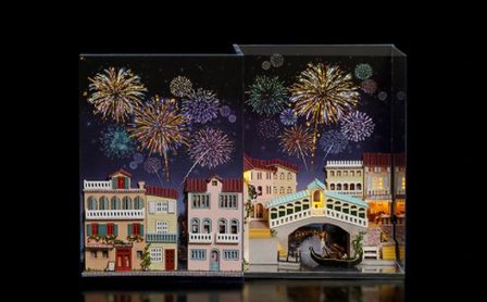 Book Nook - mini 3D wereld - Journal of Venice