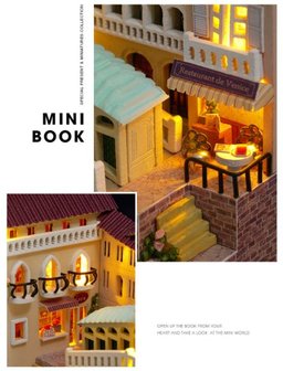 Book Nook - mini 3D wereld - Journal of Venice