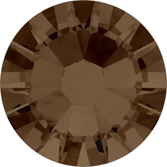 Swarovski non-hotfix steentjes kleur Smoked Topaz AB (220 AB) SS20