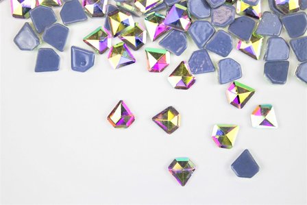 Diamantje 7 mm Crystal AB Hotfix Rhinestones Superior kwaliteit  