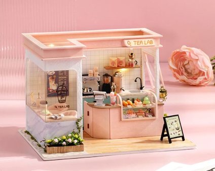 Mini Dollhouse - Shop - Sunshine Tea Station