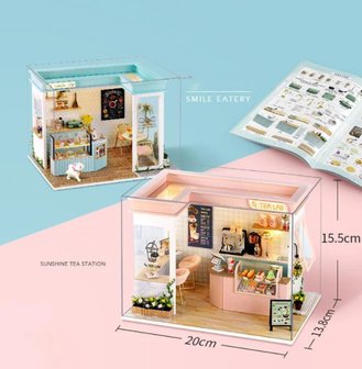 Mini Dollhouse - Shop - Sunshine Tea Station