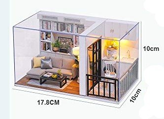 Mini Dollhouse - Appartement - Vitality Life miniatuur versie