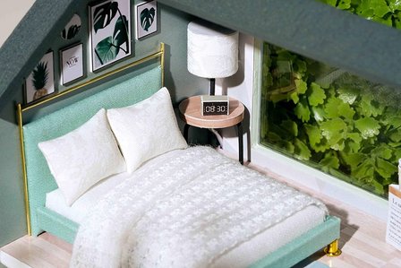 Mini Dollhouse - Appartement - Peaceful Time slaapkamer