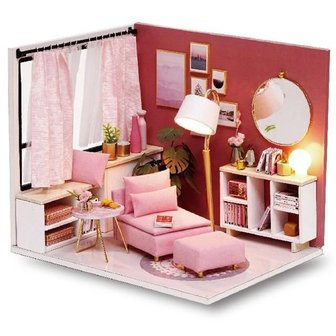Mini Dollhouse - Roombox - Happy Time
