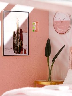 Mini Dollhouse - Appartement - Warm the Heard of Life kunst aan de muur
