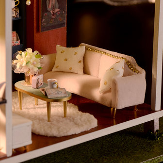 Mini Dollhouse - Villa - Monet Garden zithoek