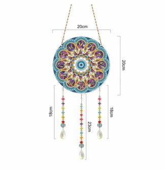 Diamond Painting Windgong (Wind Chimes) - Mandala afmetingen