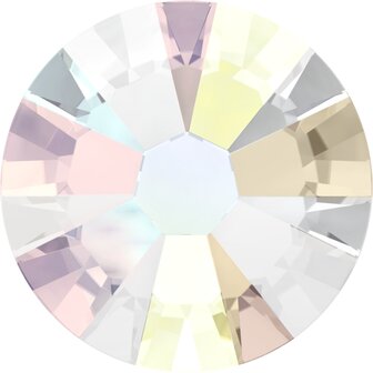 Swarovski hotfix steentjes kleur Crystal ab (001AB) SS34