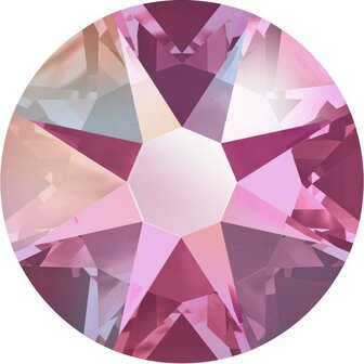 Swarovski hotfix steentjes kleur Rose AB (209AB) SS16