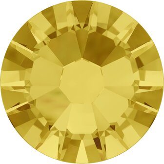 Swarovski hotfix steentjes kleur Light Topaz (226) SS 12