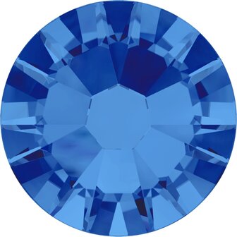 Swarovski hotfix steentjes kleur Sapphire (206) SS 12
