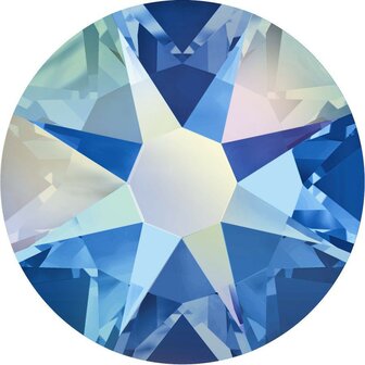 Swarovski non-hotfix steentjes kleur Sapphire AB (206AB) SS5