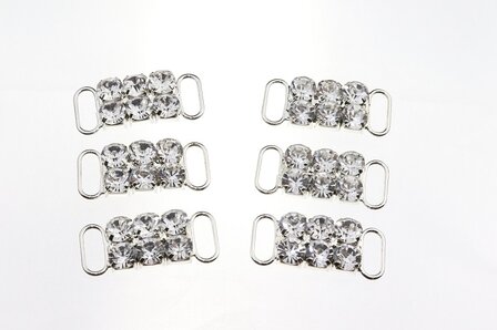 Non-hotfix kleine Bikini connector - Crystal (104)