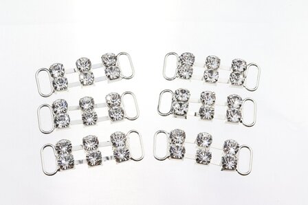 Non-hotfix kleine Bikini connector - Crystal (105)