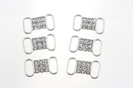 Non-hotfix kleine Bikini connector - Crystal (103)