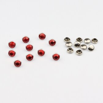 Studs met Strass (Acryl) - Hyacinth 7 mm (SS29)