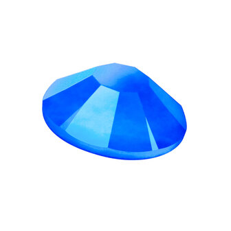 Crystal Neon Blue (SS10) - Preciosa non-hotfix plakstenen Chaton Rose Maxima (Neon Glow in the Dark) - UV