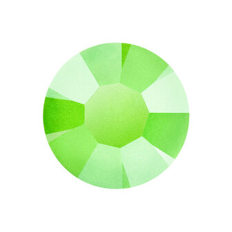 Crystal Neon Green (SS10) - Preciosa non-hotfix plakstenen Chaton Rose Maxima (Neon Glow in the Dark)