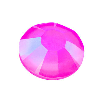 Crystal Neon Pink DF 00030 (SS10) - Preciosa non-hotfix plakstenen Chaton Rose Maxima (Neon Glow in the Dark) - UV