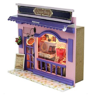 Mini Dollhouse - Shop - Queen Shop met verlichting