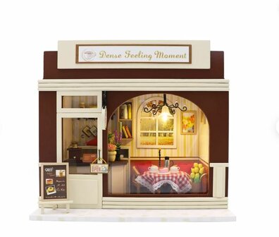 Mini Dollhouse - Coffee Shop - Dense Feeling Moment
