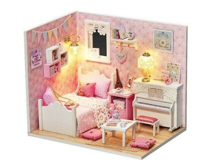 Mini Dollhouse - 1 kamer - Sunshine Princess voorkant