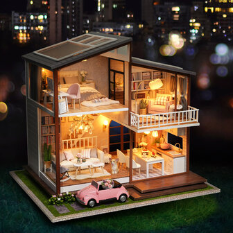 Mini Dollhouse - Villa - Slow Time by Night