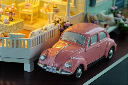 Mini Dollhouse - Villa - New Zealand Queenstown auto voor de veranda