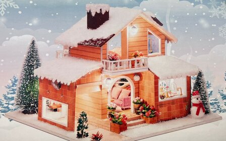 Mini Dollhouse - Villa - Ice and Snow Manor roze