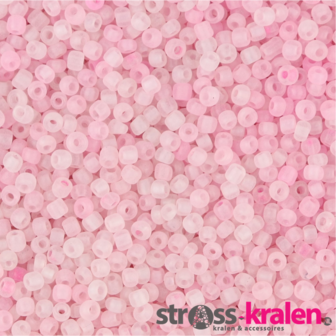 Rocailles kralen (2 mm) Baby roze