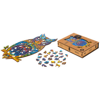 Puzzel Charming Owl / Charmante Uil King Size gehele inhoud