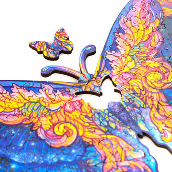 Puzzel Intergalaxy Butterfly / Intergalactische Vlinder Small een dieren vorm stukje uit de puzzel