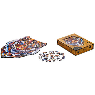 Puzzel Lovely Tiger / Mooie Tijger King Size gehele inhoud