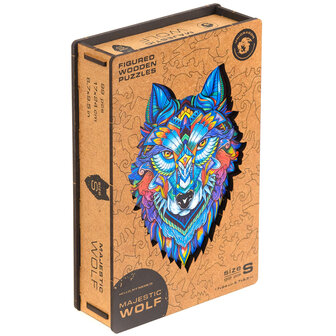 Puzzel Majestic Wolf / Majestueuze Wolf Small met verpakkingsdoos