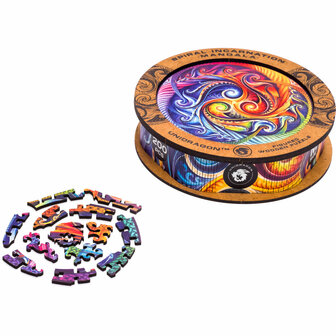 Puzzel Mandala Spiral Incarnation / Mandala Spiraal Incarnati Medium gehele inhoud