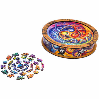 Puzzel Mandala Spiral Incarnation / Mandala Spiraal Incarnati Royal Size gehele inhoud